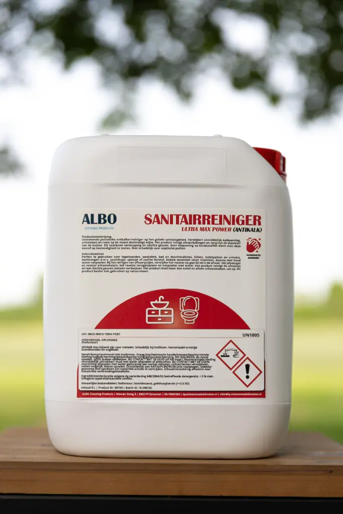 Albo Sanitairreiniger Ultra Max Power Antikalk - 5L