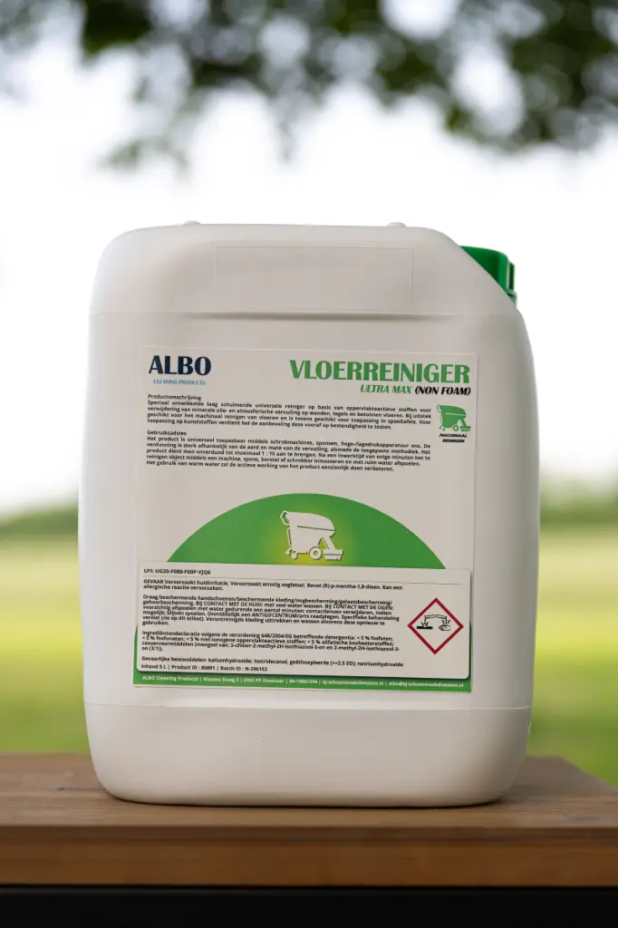 Albo Vloerreiniger Ultra Max Non Foam - 24 x 20L